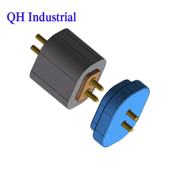 2Pin Steel Amphenol Vertical Type Pogo Pin Flat Pogo Pin 4Pin Pogo Pin Magnetic Connectors