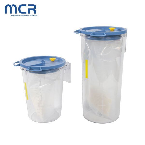Disposable Suction Liner Bag with Medical Grade PP Transparent Material and Ethylene Oxide Sterilization for ICU OR