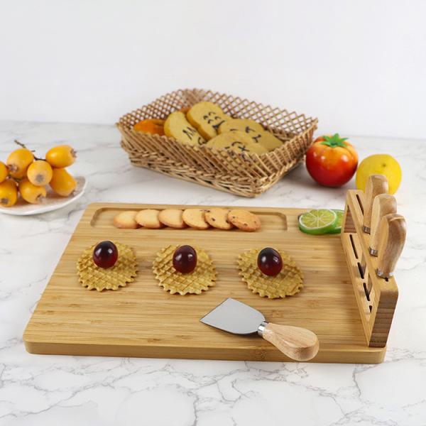 Fruit Antibacterial  Wooden Knife Holder Cheese Board Knife Board Holder