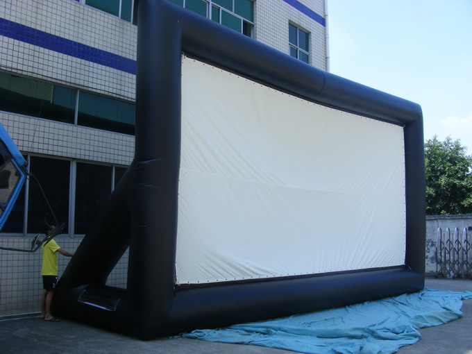 Wholesale Customized Large Inflatable Air Screen Outdoor Cinema Equipment  Inflatable Movie Screen / Advertising Inflatables