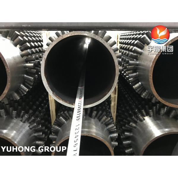 Tubos con espárragos ASTM A106 Gr B para calderas en sistemas de recuperación de calor residual