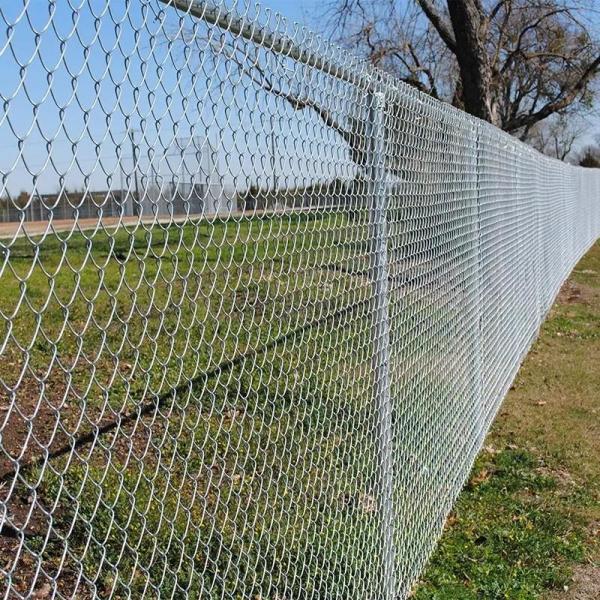 Galvanized Cyclone Wire Mesh Fence 8 Foot 6 Foot Chainlink Fence Wire Roll