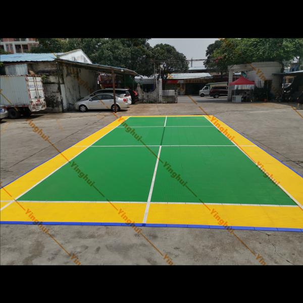 Portable FIBA Approved Tiles Synthetic Basketball Court Plastic Interlocking Flooring Tile
