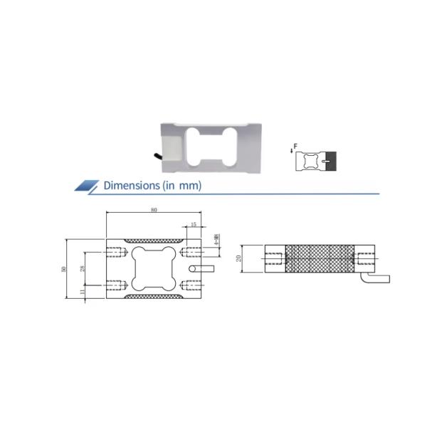China Manufacturer 100Kg 200Kg Weight Sensor Single Point Cells Aluminum Weighing Scales Load Cell For Scale Low Profile