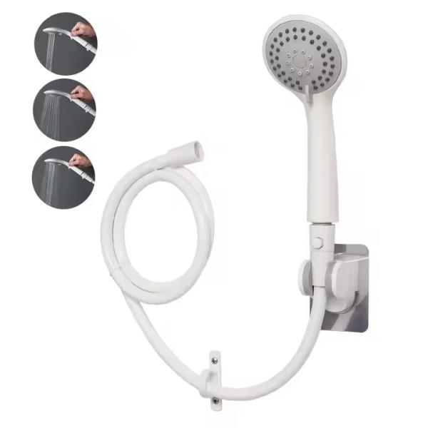 Manual Screw Mounting Hand Showers Three-Function Shower Head For Bathroom Faucets