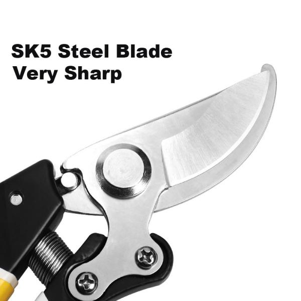3mm Sk5 Portable Steel Pruning Shears Anti Slip For Gardening