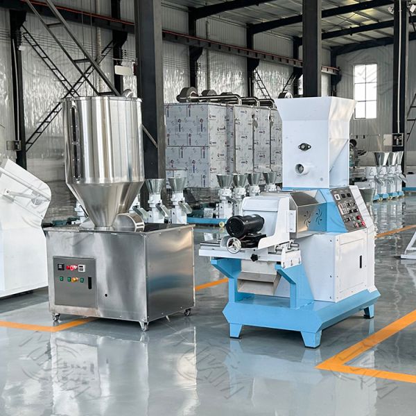 Dry Wet Pet Food Automatic Single Screw Shrimp Feeding Machine Extruder Shrimp