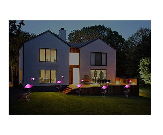 2V 600mah IP45 Flamingo Animal Shaped Solar Garden Lights