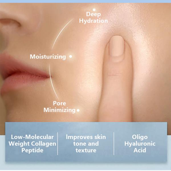 Private Label Korean Bio Collagen Crystal Clear Moisturizing Hydrating Facial Mask Skin Care Sheet Face Mask