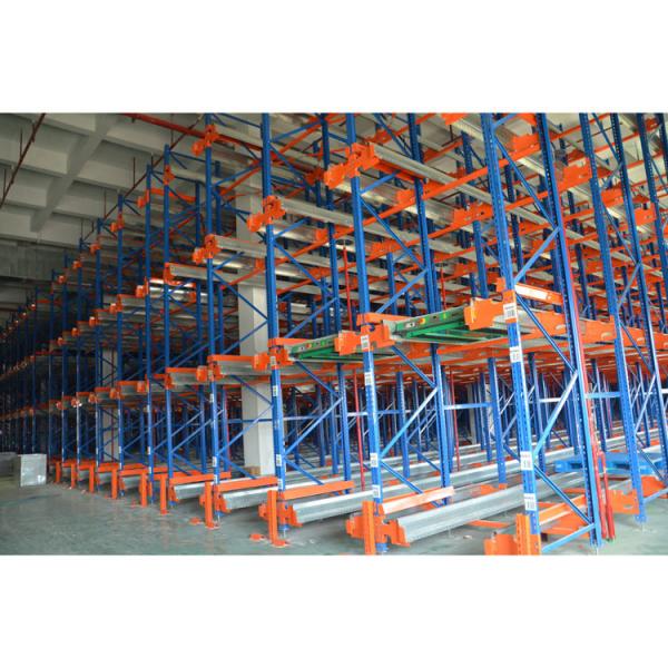 Heavy Duty Movable Pallet Shuttle Racking System Customized Size For Cargo Storage