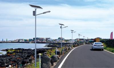 14000lm lamp efficiency  Pollution Free Led street light Solar led Street Lights No Manual Operation