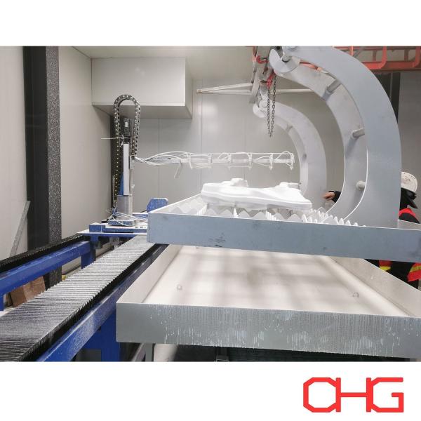 Heavy Machinery Parts Liquid Wet Painting Spraying Production Line Equipment with PLC Control Unit