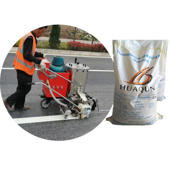 Hot Melt Road Marking Paint With Synthetic Resins For Strong Adhesion Wear Resistance