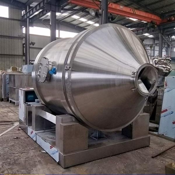 Máquina de mistura de pó de duplo cone Granulador automático de secagem SUS304