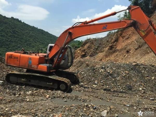 20 motor de ISUZU da máquina escavadora de Hitachi da mão da tonelada segunda com repintar da manutenção