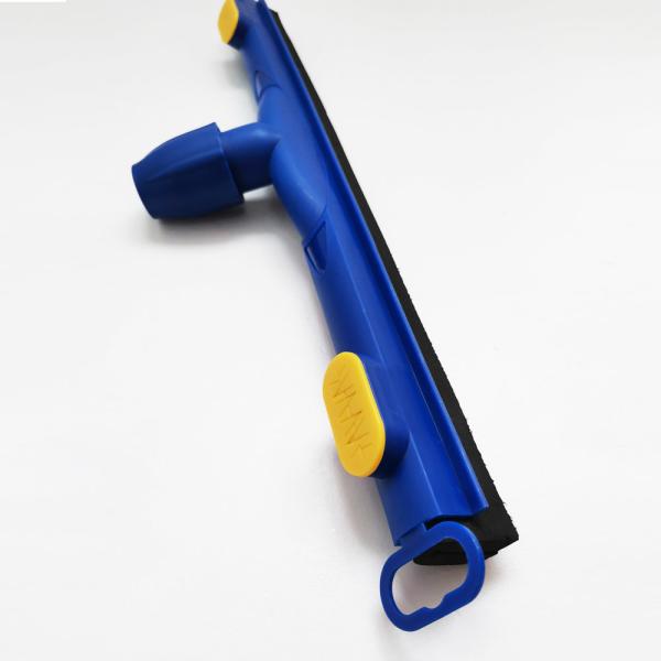 Plastic Floor Window Squeegees Extendable Window Squeegee Cleaner Wiper Long Handle Washer Scrubber Dual Blade 18 Inch