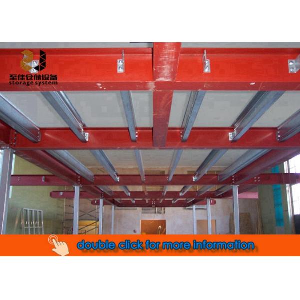 Multi Level Safety Industrial Mezzanine Floors Epoxy Powder Coated