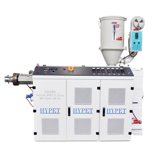 HYSJ60/33 Extrusora de plástico de parafuso único com motor de 37 kW e 4 zonas de aquecimento de barril