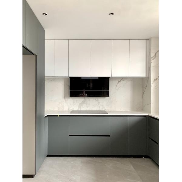 High End Kitchen Cabinet Italian Cusine Luxury Painting Laminate Full Modern