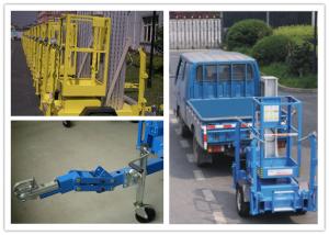 8 Meter Hydraulic Work Platform , Trailer Mounted Lift For One Person