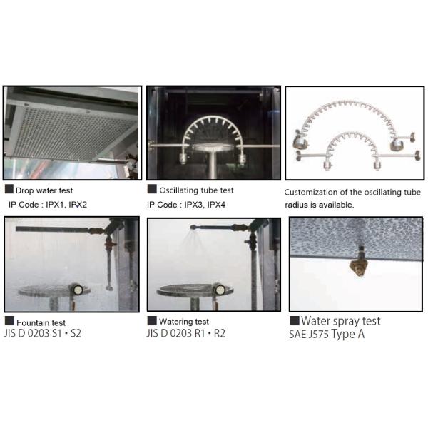 JIS D 5020- JIS C 0920 Rain Test Equipment , Rain Test Chambers