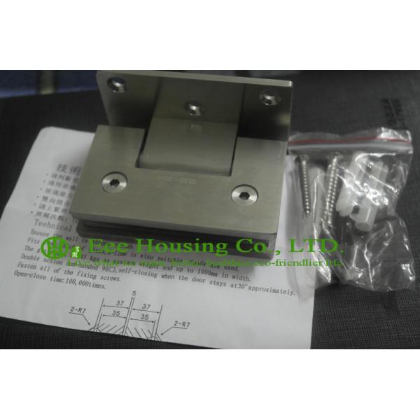 High Quality 90 degree Stainless Steel shower clamp,shower hinge,glass clamp,Satin finish
