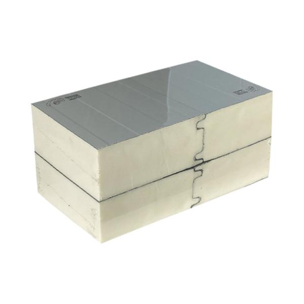 Painel de sanduíche de armazenamento a frio de espuma de PU de 150 mm para peixe frutas carne de bovino fresca