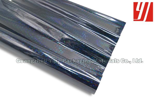 Laser que carimba 15 a folha holográfica preta do mícron 1.28m*180m