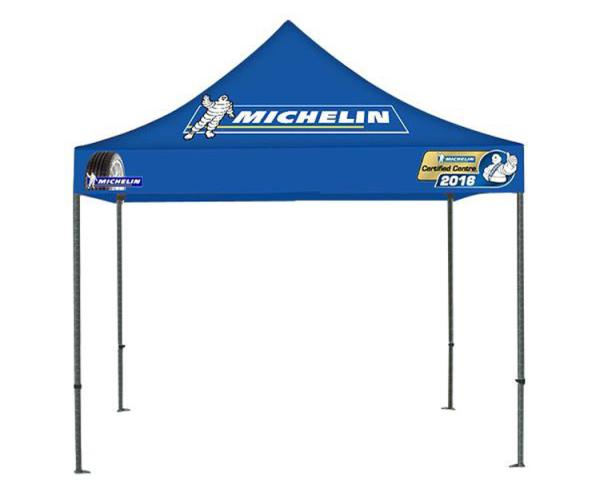 Trade Show Canopy 3x3 Pop Up Marquee 600D Oxford Promotional Display Tents Aluminum / Steel Frame