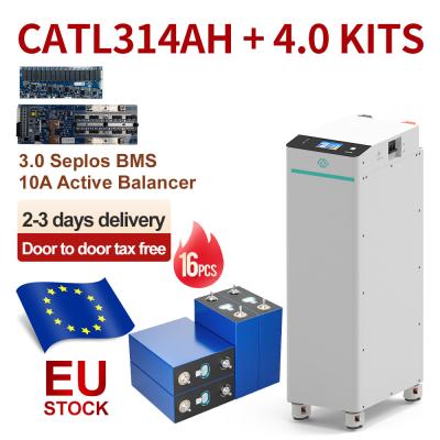 EU stock CATL 314AH 3.2V Grade A LiFePO4 Lithium Battery Cell Seplos V4 active DIY kits