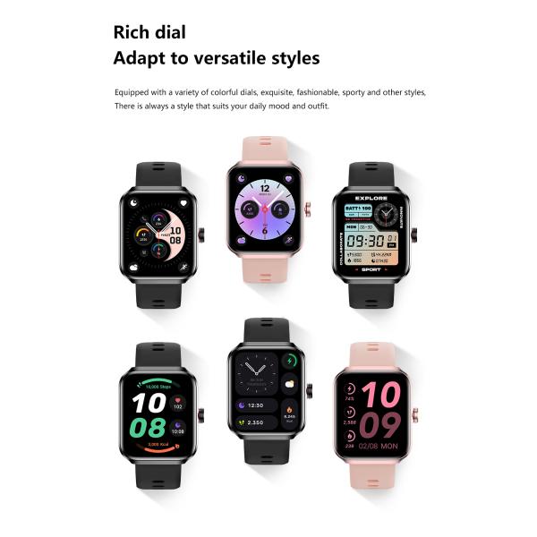 Linux OS NX22 AMOLED Smartwatch with Heart Rate and Blood Oxygen Monitoring