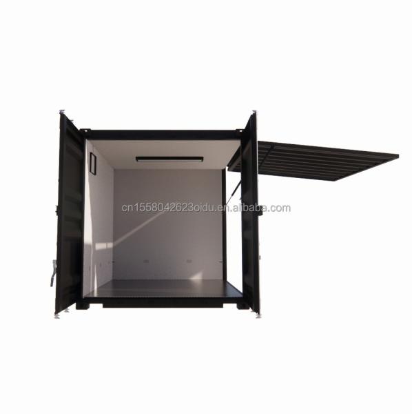 Chinese Style Logo Design 10ft 20ft Foldable Wooden Container Bar for Professional Business and Hotel