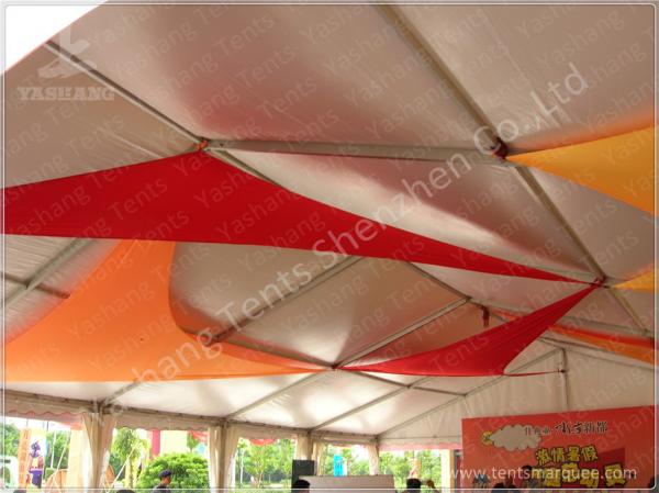 Red Roof Cover Outdoor Event Tent Garden Marquee Hire ISO CE Certification