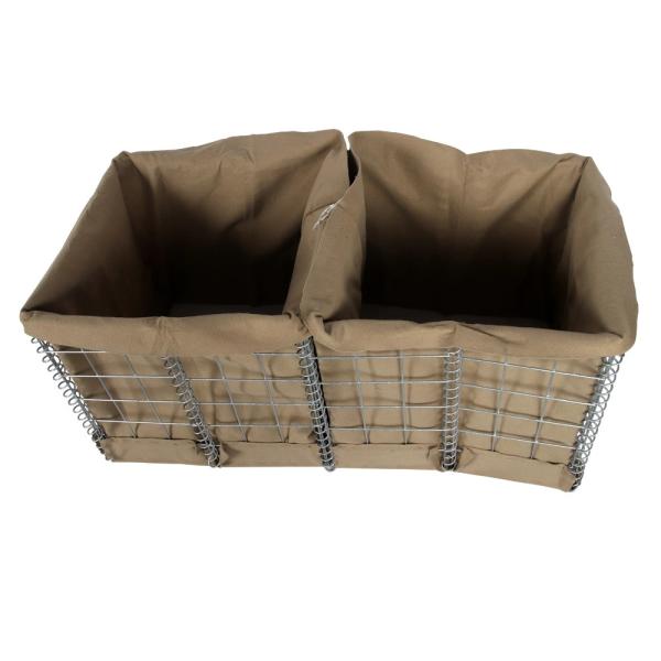 A parede galvanizada da barreira de Hesco soldou Mesh Gabion Mil 1 defesa 2 3