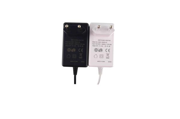 Stable Performance 36W Plug In Wall Adapter , 50HZ / 60HZ Flat Wall Plug Adapter