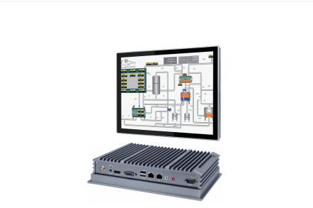 10.4 Inch IP65 Fanless Industrial Panel PC 350 Cd/M2 Brightness