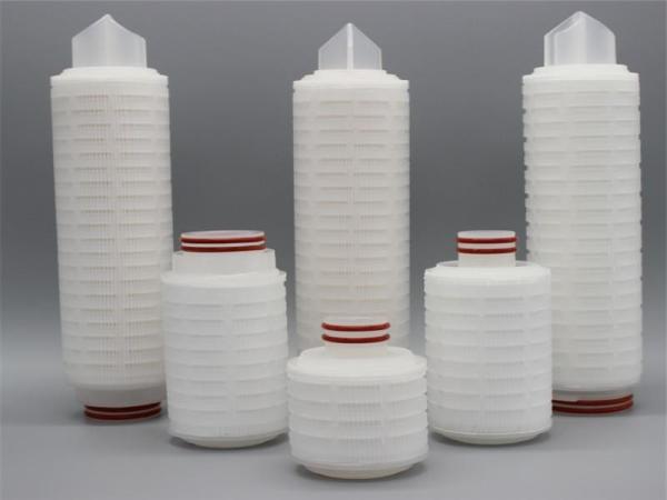 microporous PES Film 50um PP Pleated Filter Cartridge