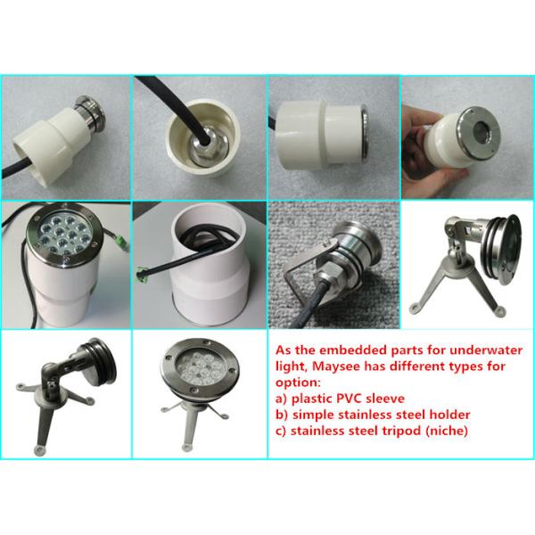 Погружающийся нержавеющей стали IP68 316 свет бассеина СИД 36 светов СИД RGB ватта подводный