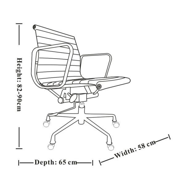 Multi Function Aluminum Group Executive Chair Modern Style With Five Nylon Caster