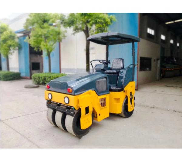 Direção hidráulica de 3 Ton Asphalt Pneumatic Tire Road Roller