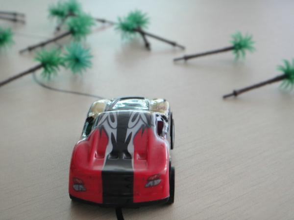 Educational Solar Powered Toy Car Line Track Car Funny Novelty For Children