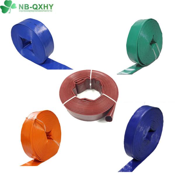 Colourful Agricultural PVC Layflat Hose 1-8 polegadas para a eficiência de irrigação de rega
