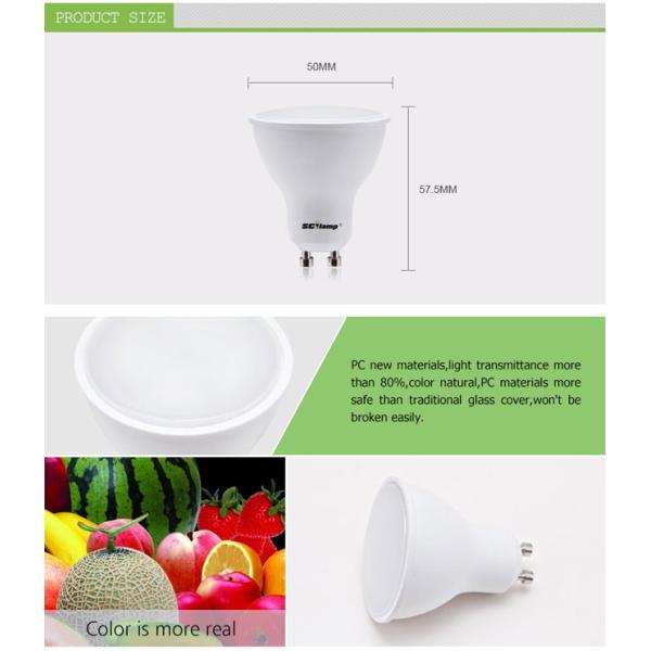 GU10 high CRI 7W LED spotlight manufacturers