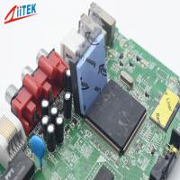 borracha de silicone 1.2w/MK termicamente condutora azul para eletrônica portátil Handheld