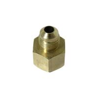 Brass Gas Connector for Stovetop Natural Gas Pipe Threaded Straight Fitting