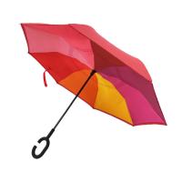 23 polegadas de guarda-chuva aberto manual da dupla camada inverteram
