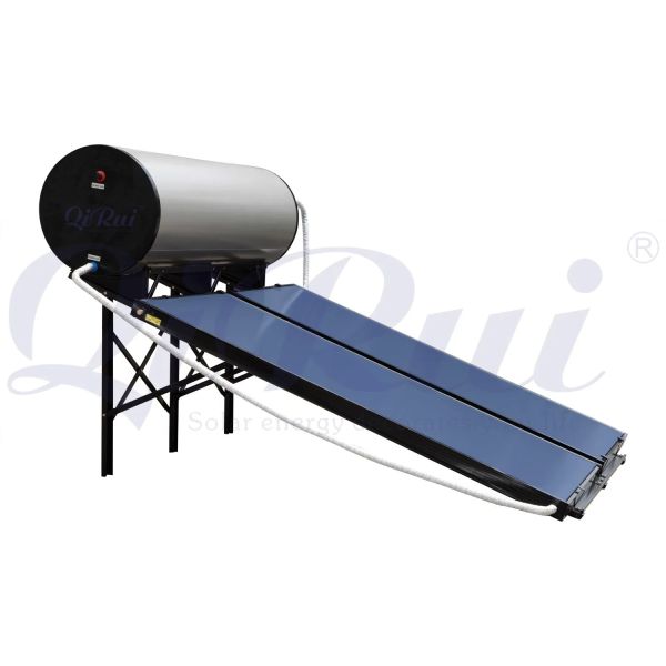 100L 150L 200L 250L 300 Liter Enamel Jacket Tank Calentadores De Agua Solares Price High Pressure Solar Geyser Flat Plate Panel Hot Water Heater