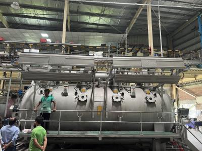 High Efficiency Airflow Dyeing Machine Energy Saving With Fast Speed
