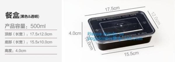 Premium Meal Prep Containers 3 Compartment BPA-FREE Food storage Microwavable Dishwasher Safe plastic Lunch bento box