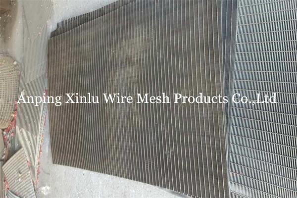 Soldadura de resistência elétrica entalhada de aço inoxidável de Vee Wedge Wire Screen Panel